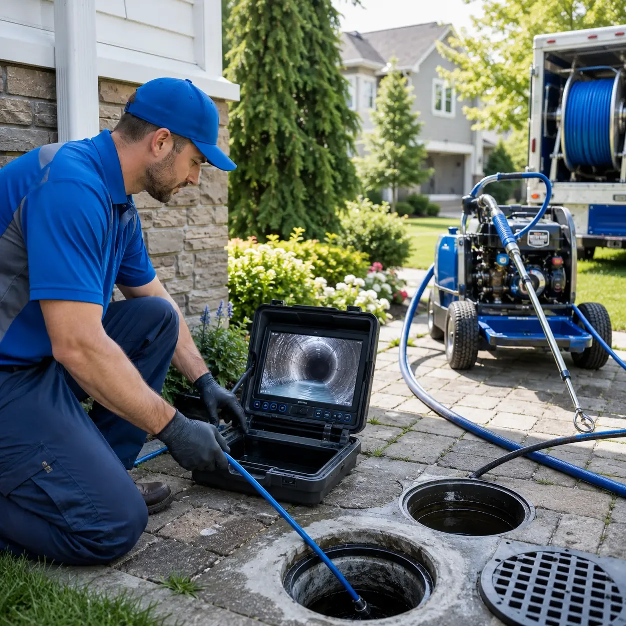Outdoor drain cleaning professionals serving West Harwich, MA